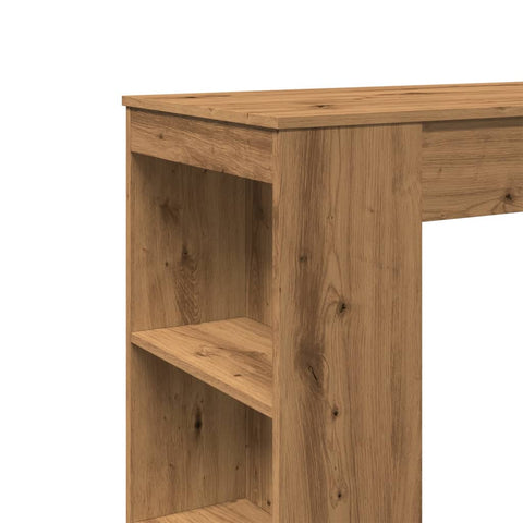 Bartisch mit Regal Artisan-Eiche 95x47x103,5 cm Holzwerkstoff