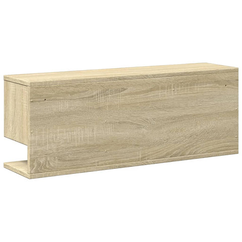 vidaXL Wandschrank 80x20x30 cm Sonoma Eiche Holzwerkstoff