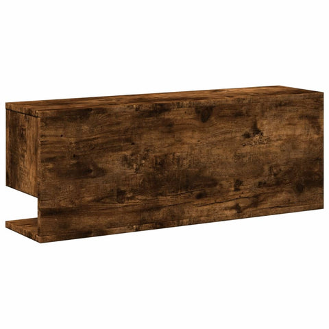 vidaXL Wandschrank 80x20x30 cm Räuchereiche Holzwerkstoff