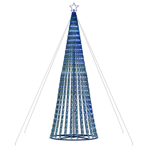 vidaXL Weihnachtsbaum Kegelform 1028 LEDs Blau 403 cm