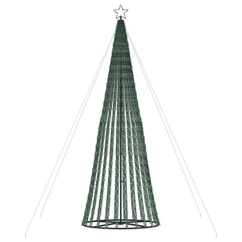 vidaXL Weihnachtsbaum Kegelform 1028 LEDs Blau 403 cm