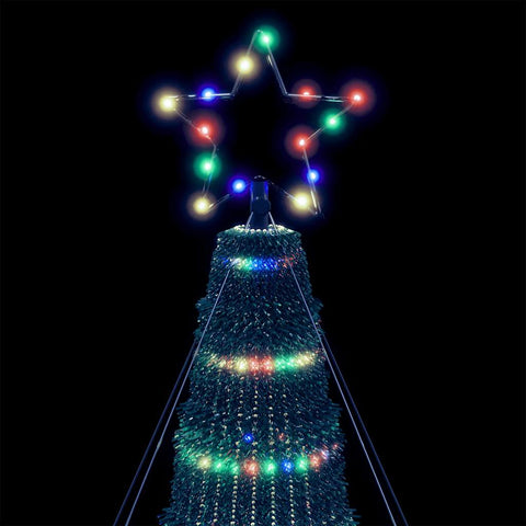 LED Weihnachtsbaum 1028 LEDs Mehrfarbig 403 cm