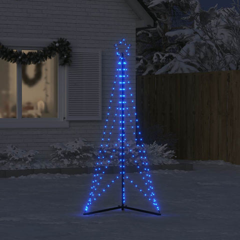 Weihnachtsbaum-Beleuchtung 363 LEDs Blau 180 cm