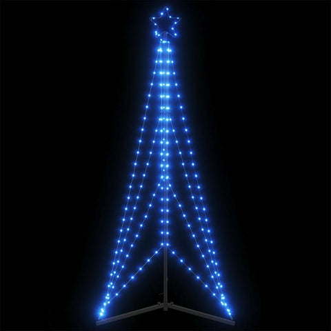 Weihnachtsbaum-Beleuchtung 363 LEDs Blau 180 cm