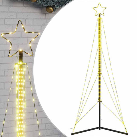 Weihnachtsbaum-Beleuchtung 483 LEDs Warmweiß 240 cm