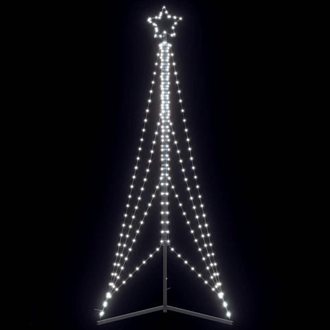 Weihnachtsbaum-Beleuchtung 483 LEDs Kaltweiß 240 cm