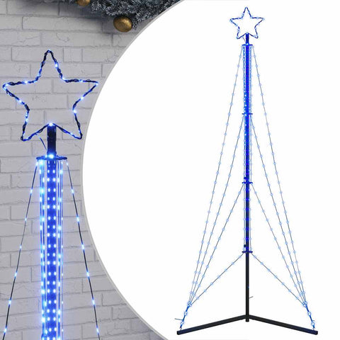 Weihnachtsbaum-Beleuchtung 483 LEDs Blau 240 cm