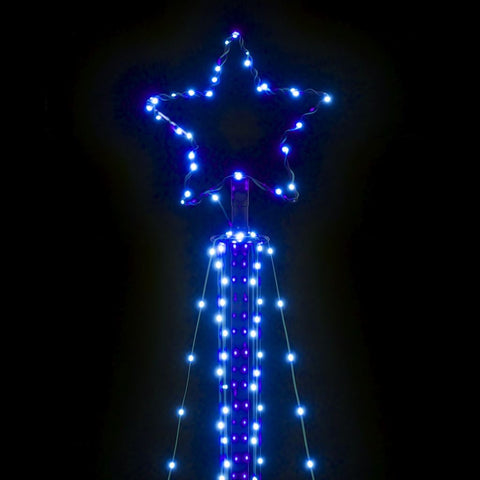 Weihnachtsbaum-Beleuchtung 483 LEDs Blau 240 cm