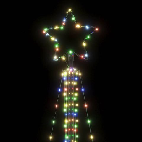 Weihnachtsbaum-Beleuchtung 483 LEDs Mehrfarbig 240 cm