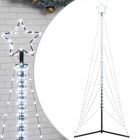 Weihnachtsbaum-Beleuchtung 525 LEDs Kaltweiß 300 cm