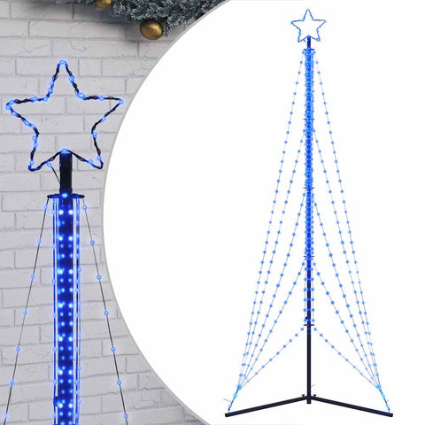 Weihnachtsbaum-Beleuchtung 525 LEDs Blau 300 cm