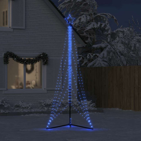 Weihnachtsbaum-Beleuchtung 525 LEDs Blau 300 cm