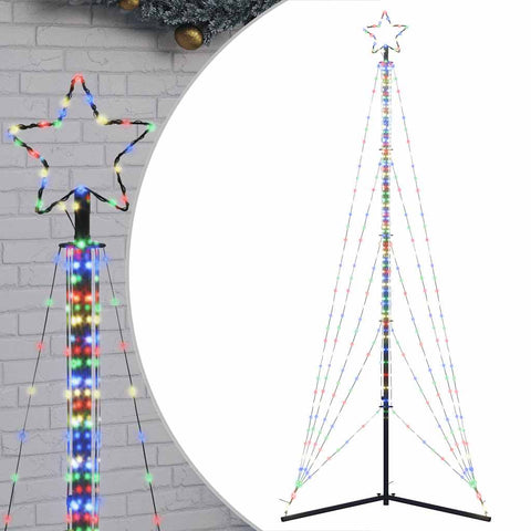 Weihnachtsbaum-Beleuchtung 525 LEDs Mehrfarbig 300 cm