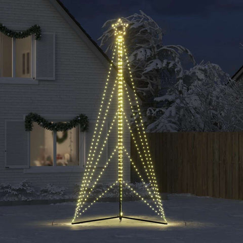 Weihnachtsbaum-Beleuchtung 615 LEDs Warmweiß 400 cm