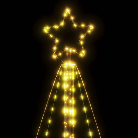 Weihnachtsbaum-Beleuchtung 615 LEDs Warmweiß 400 cm