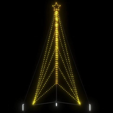 Weihnachtsbaum-Beleuchtung 615 LEDs Warmweiß 400 cm