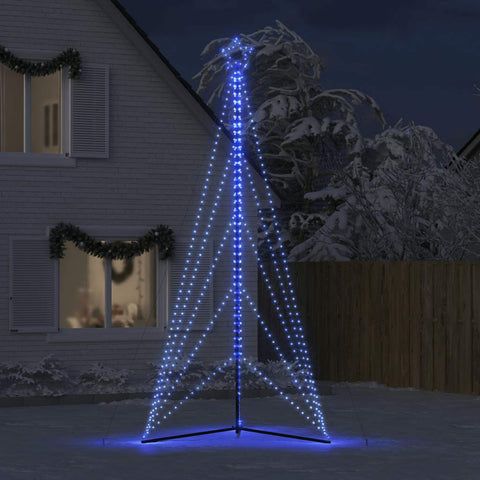 Weihnachtsbaum-Beleuchtung 615 LEDs Blau 400 cm