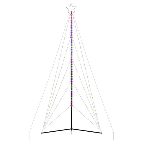 Weihnachtsbaum-Beleuchtung 615 LEDs Mehrfarbig 400 cm