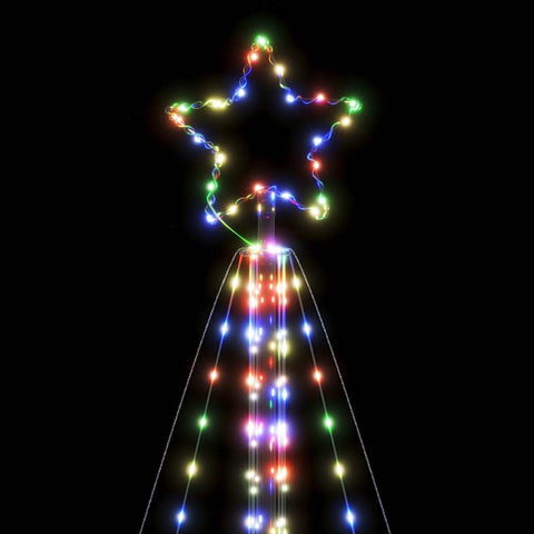 Weihnachtsbaum-Beleuchtung 615 LEDs Mehrfarbig 400 cm