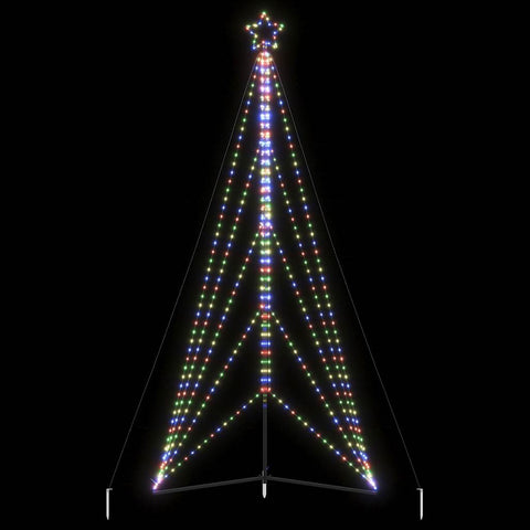 Weihnachtsbaum-Beleuchtung 615 LEDs Mehrfarbig 400 cm