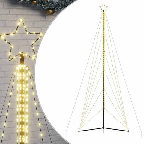 Weihnachtsbaum-Beleuchtung 861 LEDs Warmweiß 480 cm