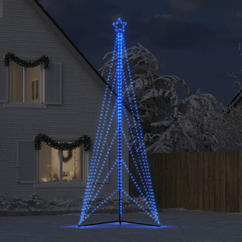 Weihnachtsbaum-Beleuchtung 861 LEDs Blau 480 cm