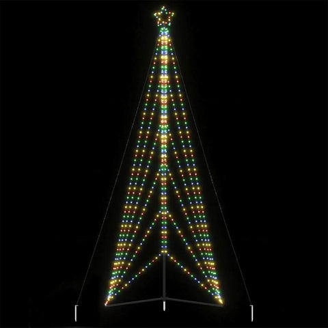 Weihnachtsbaum-Beleuchtung 861 LEDs Mehrfarbig 480 cm