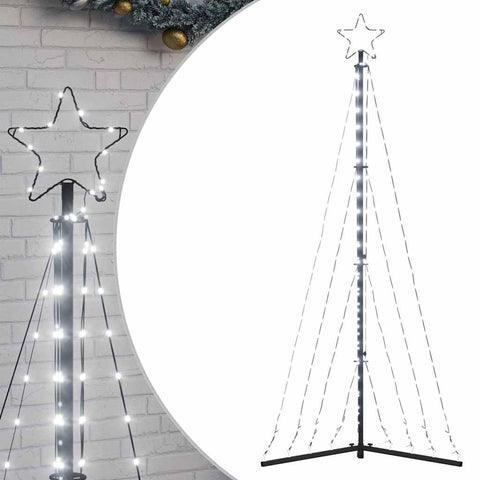 Weihnachtsbaum-Beleuchtung 339 LEDs Kaltweiß 180 cm