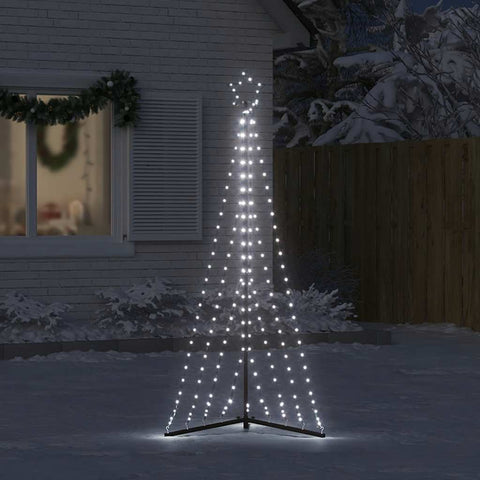 Weihnachtsbaum-Beleuchtung 339 LEDs Kaltweiß 180 cm