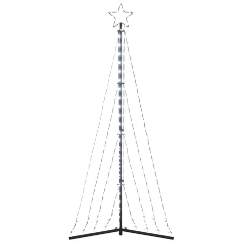 Weihnachtsbaum-Beleuchtung 339 LEDs Kaltweiß 180 cm