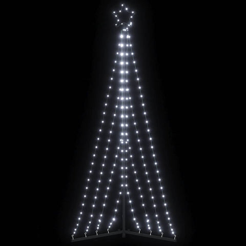 Weihnachtsbaum-Beleuchtung 339 LEDs Kaltweiß 180 cm