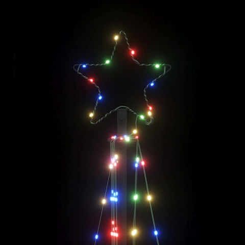 Weihnachtsbaum-Beleuchtung 339 LEDs Mehrfarbig 180 cm