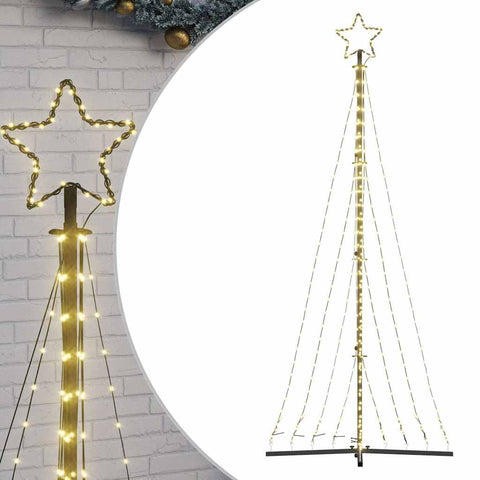 Weihnachtsbaum-Beleuchtung 447 LEDs Warmweiß 250 cm