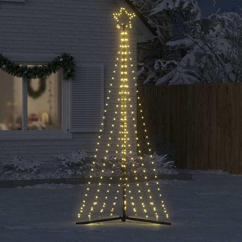 Weihnachtsbaum-Beleuchtung 447 LEDs Warmweiß 250 cm