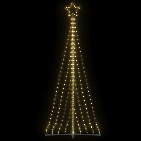 Weihnachtsbaum-Beleuchtung 447 LEDs Warmweiß 250 cm