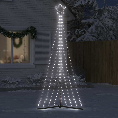 Weihnachtsbaum-Beleuchtung 447 LEDs Kaltweiß 250 cm