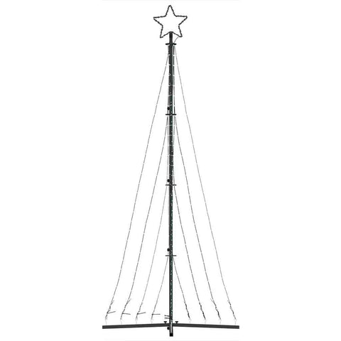 Weihnachtsbaum-Beleuchtung 447 LEDs Kaltweiß 250 cm