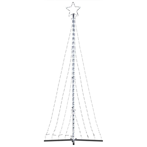 Weihnachtsbaum-Beleuchtung 447 LEDs Kaltweiß 250 cm