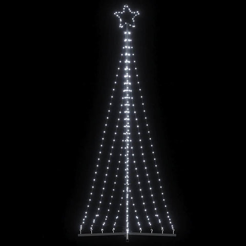 Weihnachtsbaum-Beleuchtung 447 LEDs Kaltweiß 250 cm