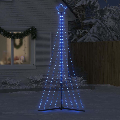 Weihnachtsbaum-Beleuchtung 447 LEDs Blau 250 cm