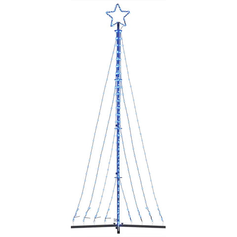 Weihnachtsbaum-Beleuchtung 447 LEDs Blau 250 cm