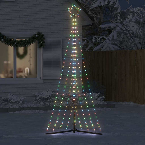 Weihnachtsbaum-Beleuchtung 447 LEDs Mehrfarbig 250 cm