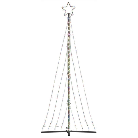 Weihnachtsbaum-Beleuchtung 447 LEDs Mehrfarbig 250 cm