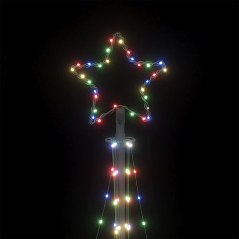 Weihnachtsbaum-Beleuchtung 447 LEDs Mehrfarbig 250 cm