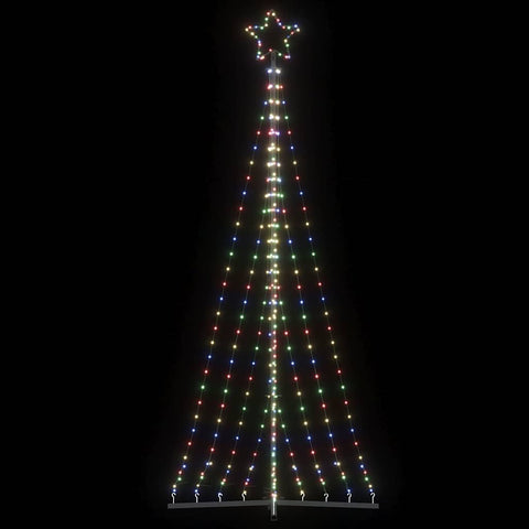 Weihnachtsbaum-Beleuchtung 447 LEDs Mehrfarbig 250 cm