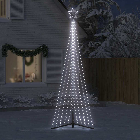 Weihnachtsbaum-Beleuchtung 495 LEDs Kaltweiß 300 cm