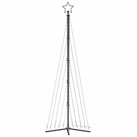 Weihnachtsbaum-Beleuchtung 495 LEDs Kaltweiß 300 cm