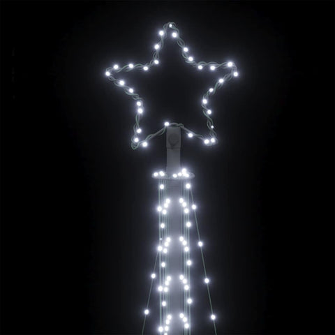 Weihnachtsbaum-Beleuchtung 495 LEDs Kaltweiß 300 cm