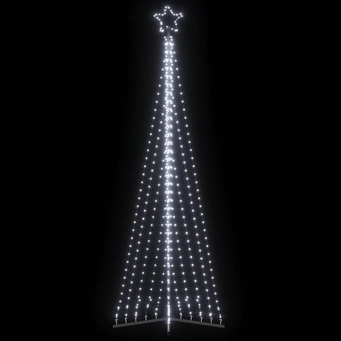 Weihnachtsbaum-Beleuchtung 495 LEDs Kaltweiß 300 cm