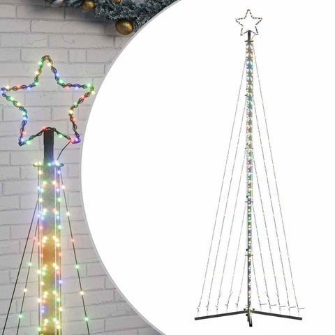 Weihnachtsbaum-Beleuchtung 495 LEDs Mehrfarbig 300 cm